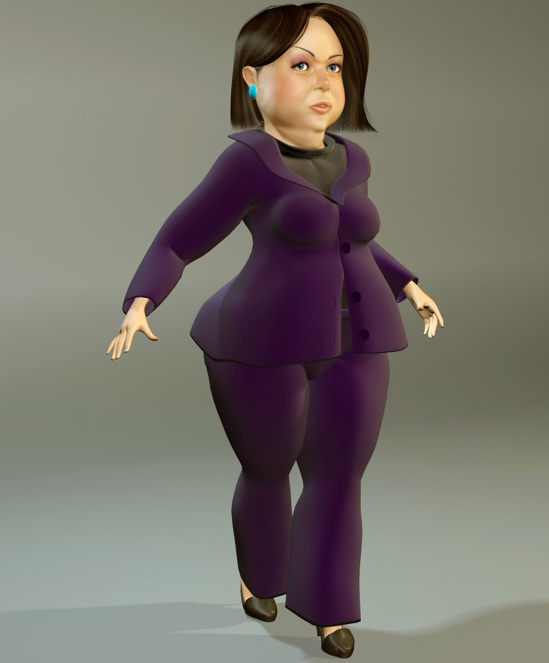 3D1 Personagens Novo Curta ( AvÒ e Tia Gorda )